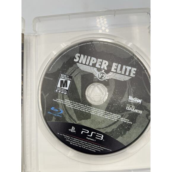 Sony Playstation 3 PS3 Sniper Elite V2 Shooter Game 2012 Complete CIB + Manual - Picture 3 of 6